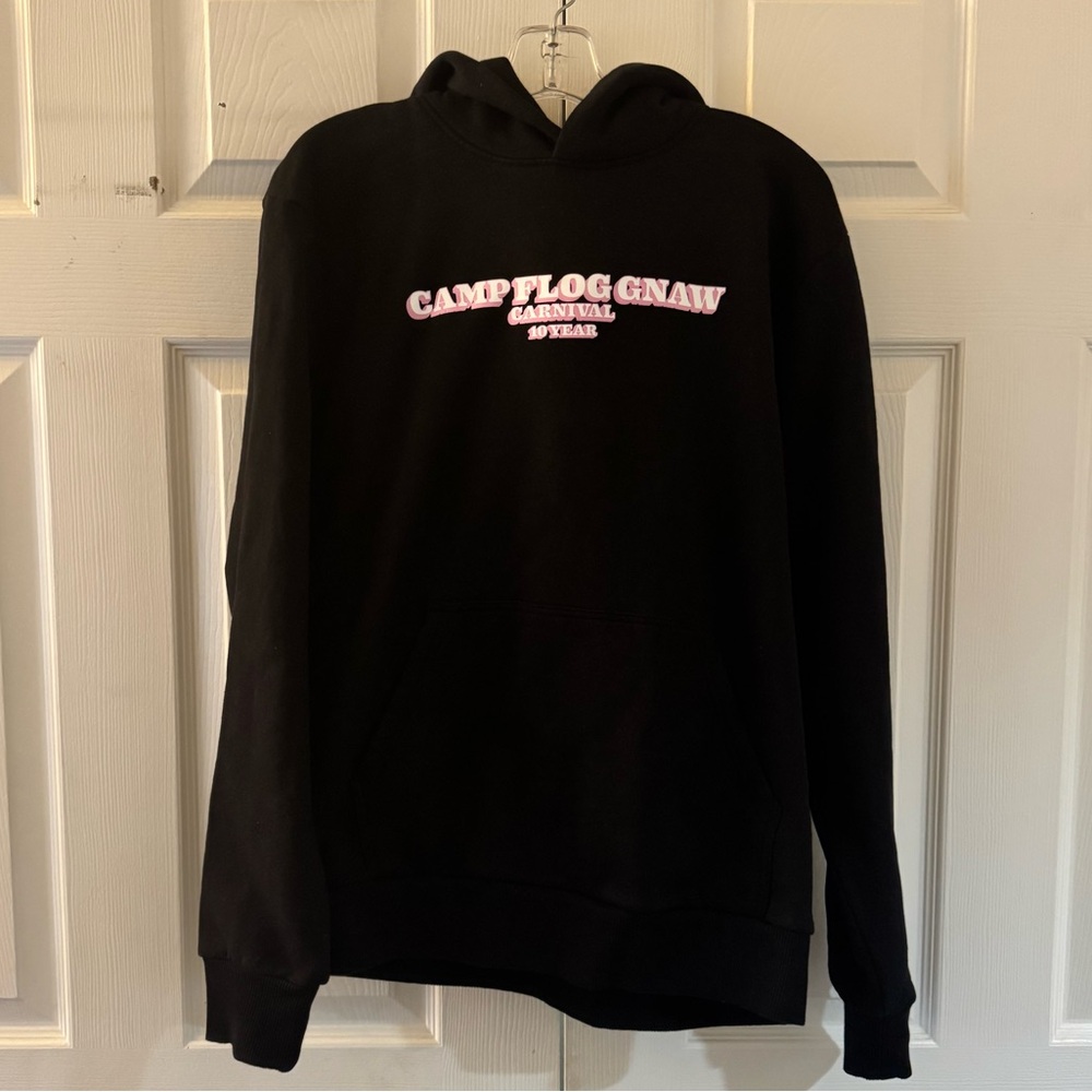 New Camp Flog Gnaw 2024 10 Year line up hoodie medium